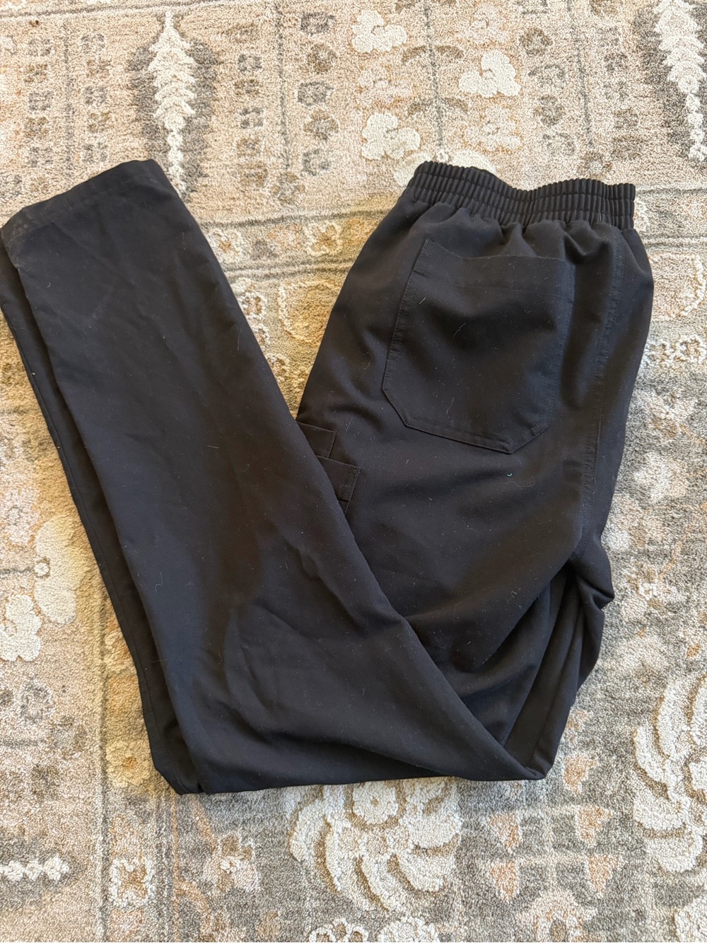 Figs Black Women's Elastic-Waist Track Pants